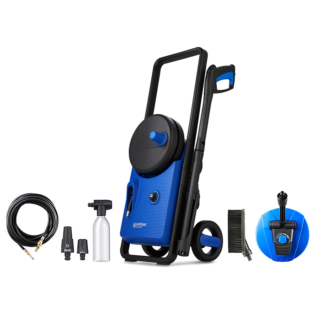Nilfisk Core 140 Power Control Home & Car Pressure Washer Bundle Home