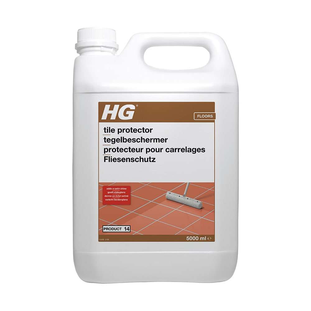 HG 14 Tile Protective Coating Satin Finish (5ltr) Tiles and Natural