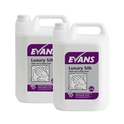 Evans Luxury Silk Hand, Hair & Body Wash (2 x 5 Litre)
