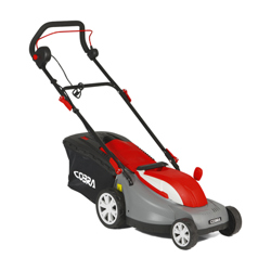 Cobra GTRM38 38cm Electric Rear Roller Lawn Mower (Hand Propelled)