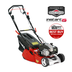 Cobra RM433SPBI 43cm B&S Petrol Rear Roller Lawn Mower (Self Propelled - 3 Speed)