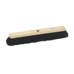 Hill Brush Industrial Soft Black Coco Platform Broom (610mm)