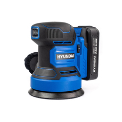 Hyundai HY2180 20V Cordless Rotary Sander with 2.0Ah Battery & Charger