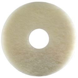 15 Inch White Floor Pads