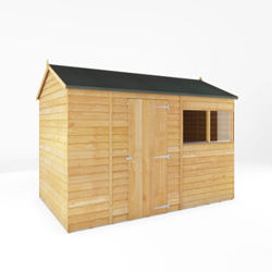 Mercia Overlap Reverse Apex Wooden Shed 10 x 6