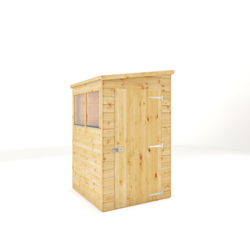 Mercia Shiplap Pent Wooden Shed 4 x 4
