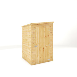 Mercia Shiplap Pent Wooden Shed 4 x 4 - Windowless