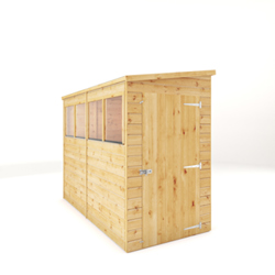 Mercia Shiplap Pent Wooden Shed 8 x 4