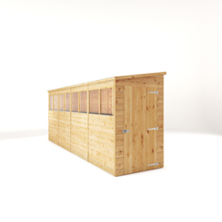Mercia Shiplap Pent Wooden Shed 16 x 4