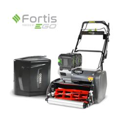 Cobra Fortis 17E Cordless Cylinder Lawn Mower with Battery & Charger (Self Propelled)