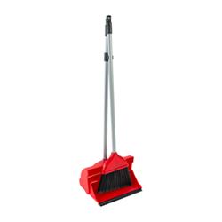 Red Lobby Dustpan & Brush