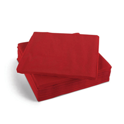 Red 40cm 3 ply Napkins (Box of 1000)