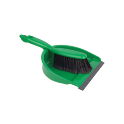 Professional Dustpan & Brush Set (Green)