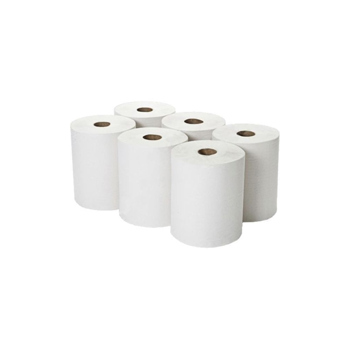 North Shore 3190 1 Ply Embossed White Towel Roll (6 x 190m)