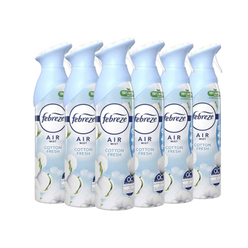 Febreze Air Cotton Fresh Air Freshener (6 x 300ml)