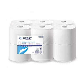 Lucart L-ONE Mini 180 Toilet Roll (Pack of 12)