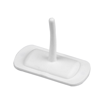 Hill Brush Plastic Hook (White)