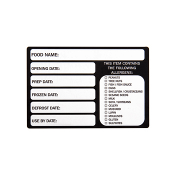 Food Allergen Label (60x90mm)
