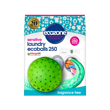 Ecozone Laundry Ecoballs 250 (Fragrance Free)