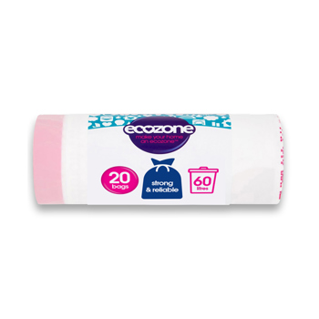 Ecozone Biodegradable Bin Liners (60L)