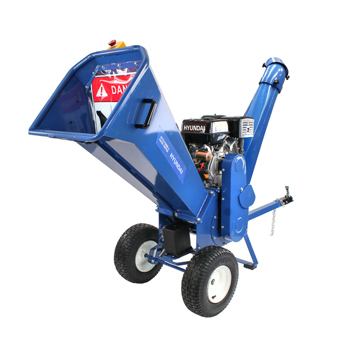 Hyundai HYCH1500E-2 100mm Capacity Petrol 4-Stroke Wood Chipper (Electric Start)