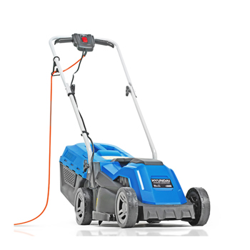 Hyundai HYM3300E 33cm Electric Rear Roller Lawn Mower (Hand Propelled)