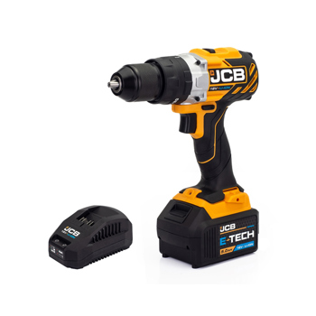 JCB 18V Brushless Cordless Combi Drill with 5.0Ah Battery & Charger