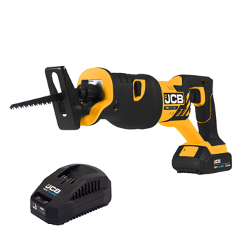JCB 18V Cordless Reciprocating Saw with 2.0Ah Battery & Charger