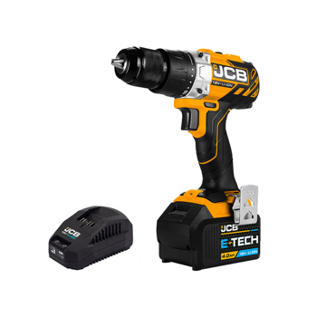 JCB 18V Brushless Cordless Drill Driver with 4.0Ah Battery & Charger