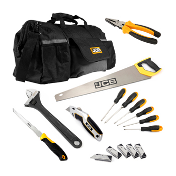 JCB Hand Tool Set & Kit Bag
