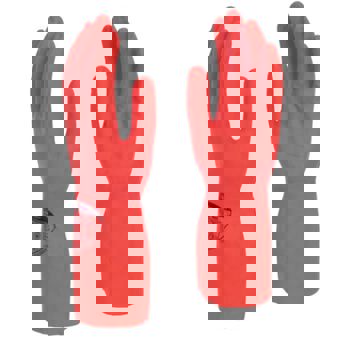 Pura Nitrile Household Gloves Red 8Medium