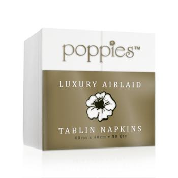 Airlaid Napkin 40cm White 8 Fold