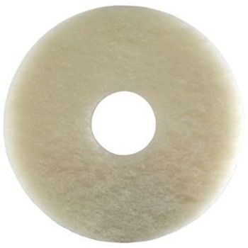 15 Inch White Floor Pads