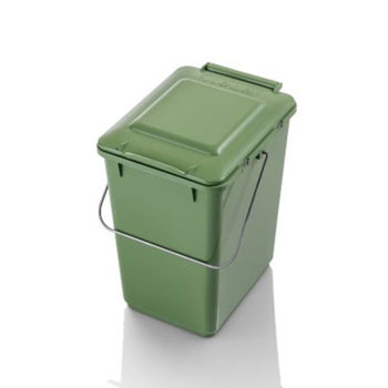 Kitchen Waste Caddy Bin 10Ltr Green