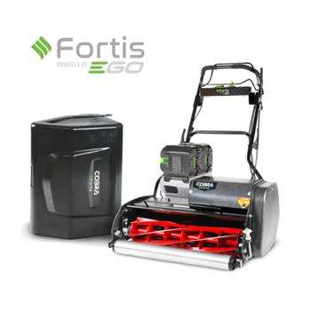 Cobra Fortis 25E Cordless Cylinder Lawn Mower with Battery & Charger (Self Propelled)