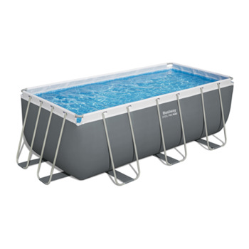 Bestway 13.6ft Power Steel Rectangular Pool Set