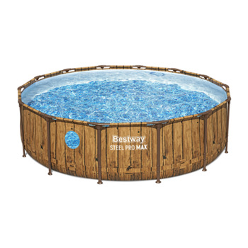 Bestway 14ft Steel Pro Max Round Splashview Pool Set