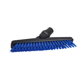 SYR Black Grout Brush with Blue Bristles
