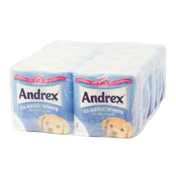 Andrex Classic 2 Ply White Toilet Roll