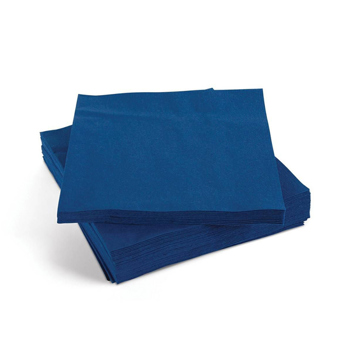 3 ply 40cm Blue Napkins (Box of 1000)