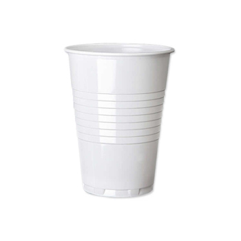 7oz White Plastic Cups (Case of 2000)