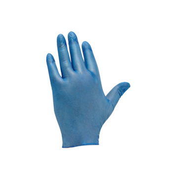 Powder Free Blue Vinyl Gloves (Large)