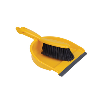 Professional Dustpan & Brush Set (Yellow)