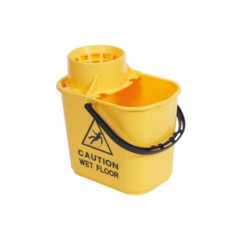 15L Recycled Professional Bucket & Wringer (Yellow)