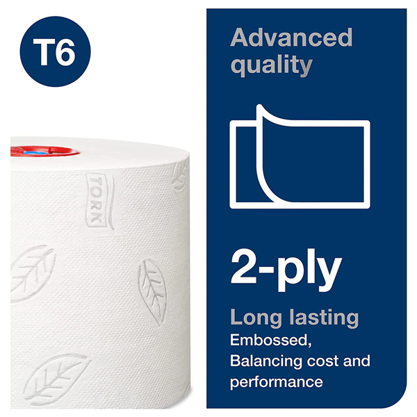 Tork Mid-Size Toilet Roll Advanced