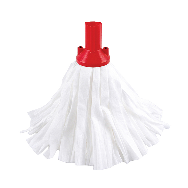 Big White Exel Socket Mop (Red)