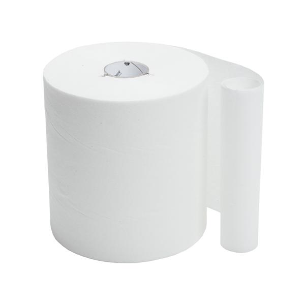 North Shore 3112 Accent 1 Ply White Hand Towel Roll