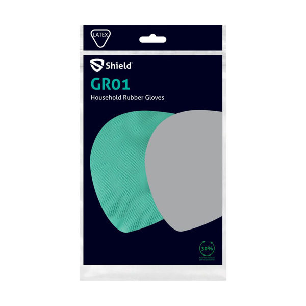 Household Gloves Green (Medium 8)