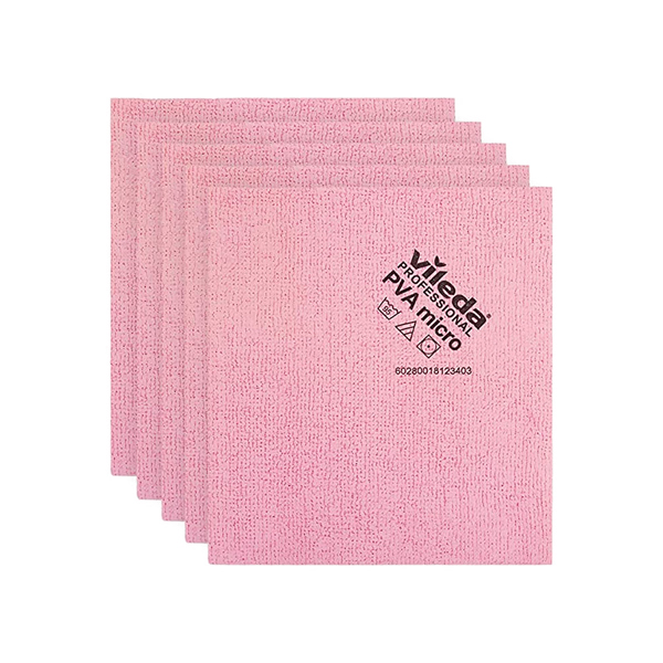 Vileda PVAmicro Cloths (Pink)