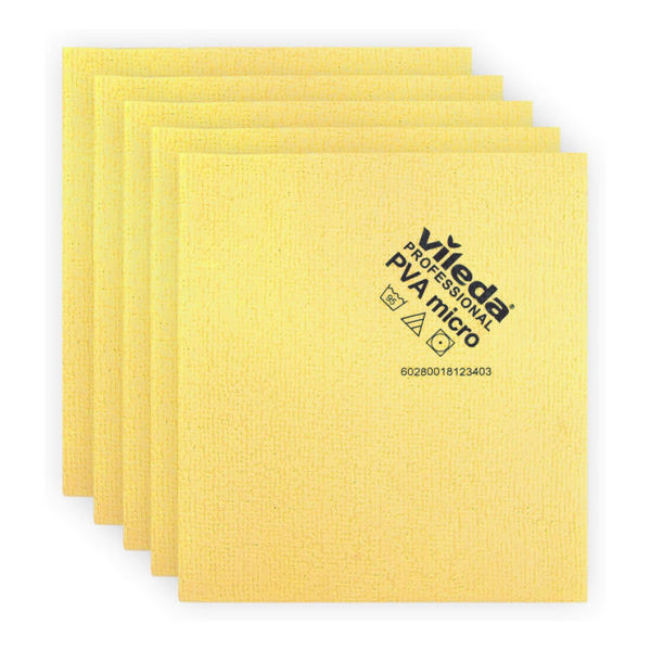 Vileda PVAmicro Cloths (Yellow)